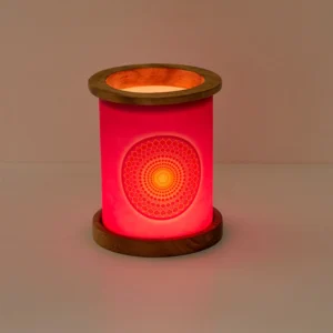 Compassionate Heart Round Candle Lamp