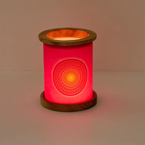Compassionate Heart Round Candle Lamp