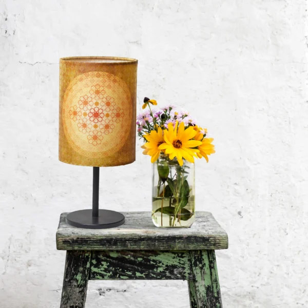 Harmonic Tessellation Round Electric Lamp - Image 3