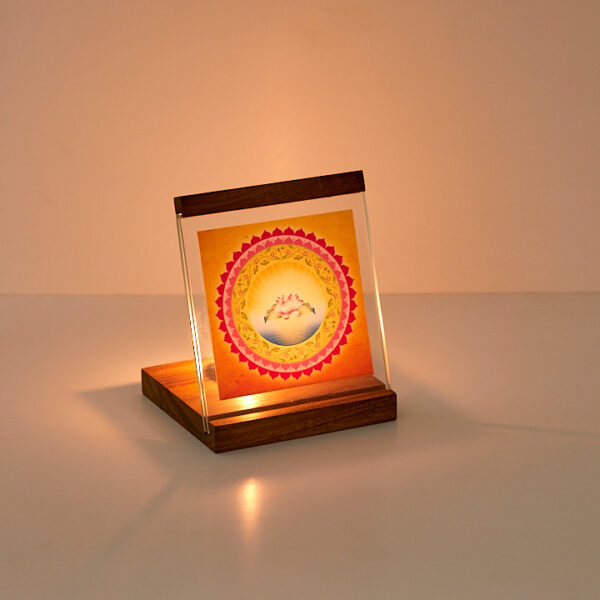 Bliss Mandala Square Candle Lamp - Image 2