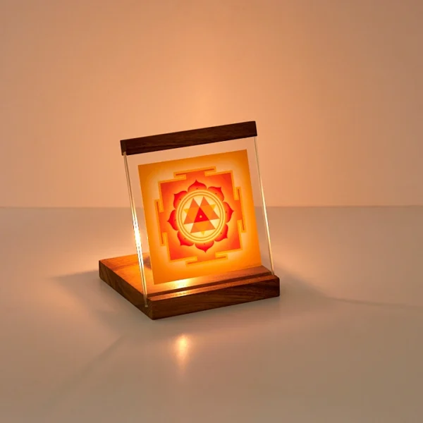 Durga Yantra Square Candle Lamp - Image 4