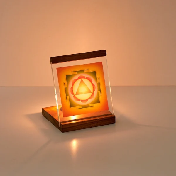 Ganesha Yantra Square Candle Lamp