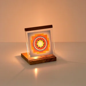 Sarvamangala Yantra Square Candle Lamp