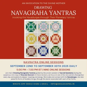 Drawing Navagraha Yantras